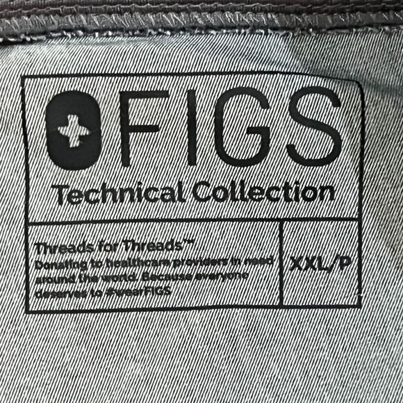 Figs Graphite Gray Zamora Joggers Scrubs Pants - Women's Size XXL - Picture 4 of 7